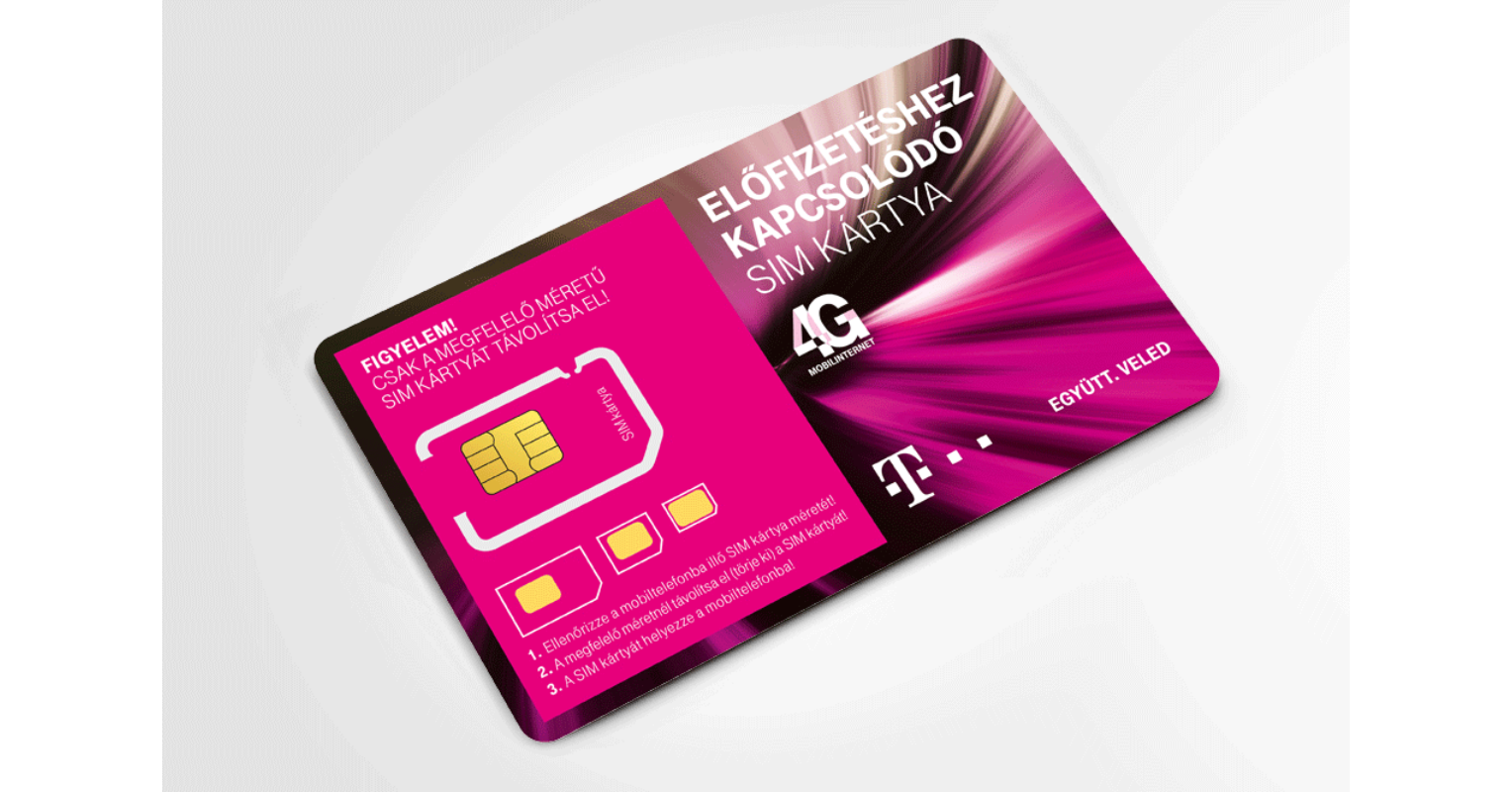 SIM DATACARD WITH USEAGE FOR 1 MONTH (HUNGARIAN TELEKOM)